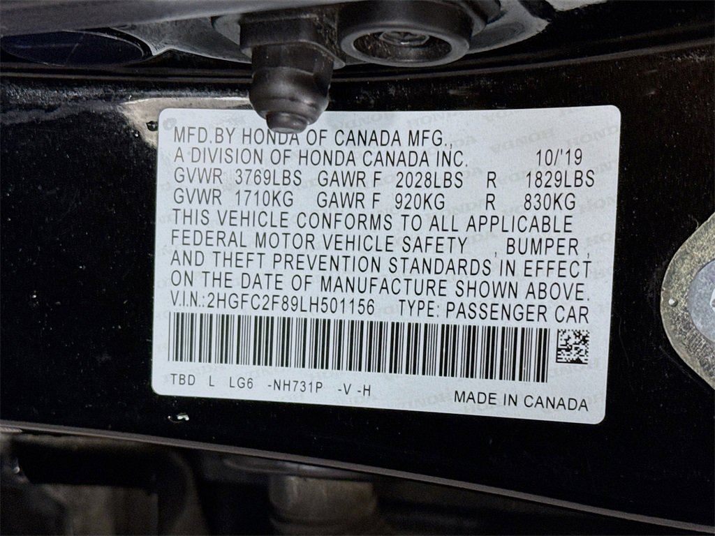 Used 2020 Honda Civic Sport image 33