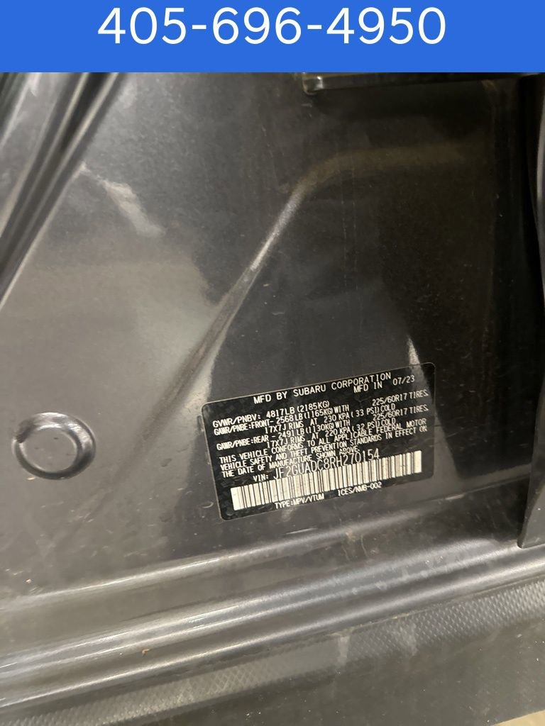 Used 2024 Subaru Crosstrek 2.0i Premium AWD/4WD image 6