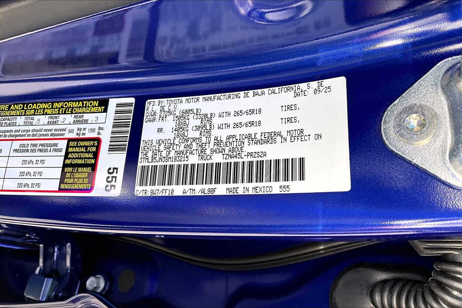 New 2025 Toyota Tacoma SR5 image 22