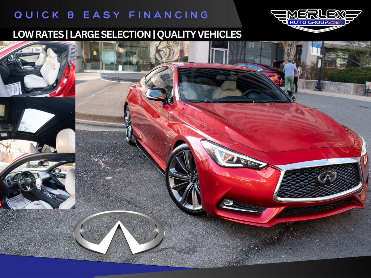 Used 2020 INFINITI Q60 Red Sport 400 w/ Proactive Package RWD image 1