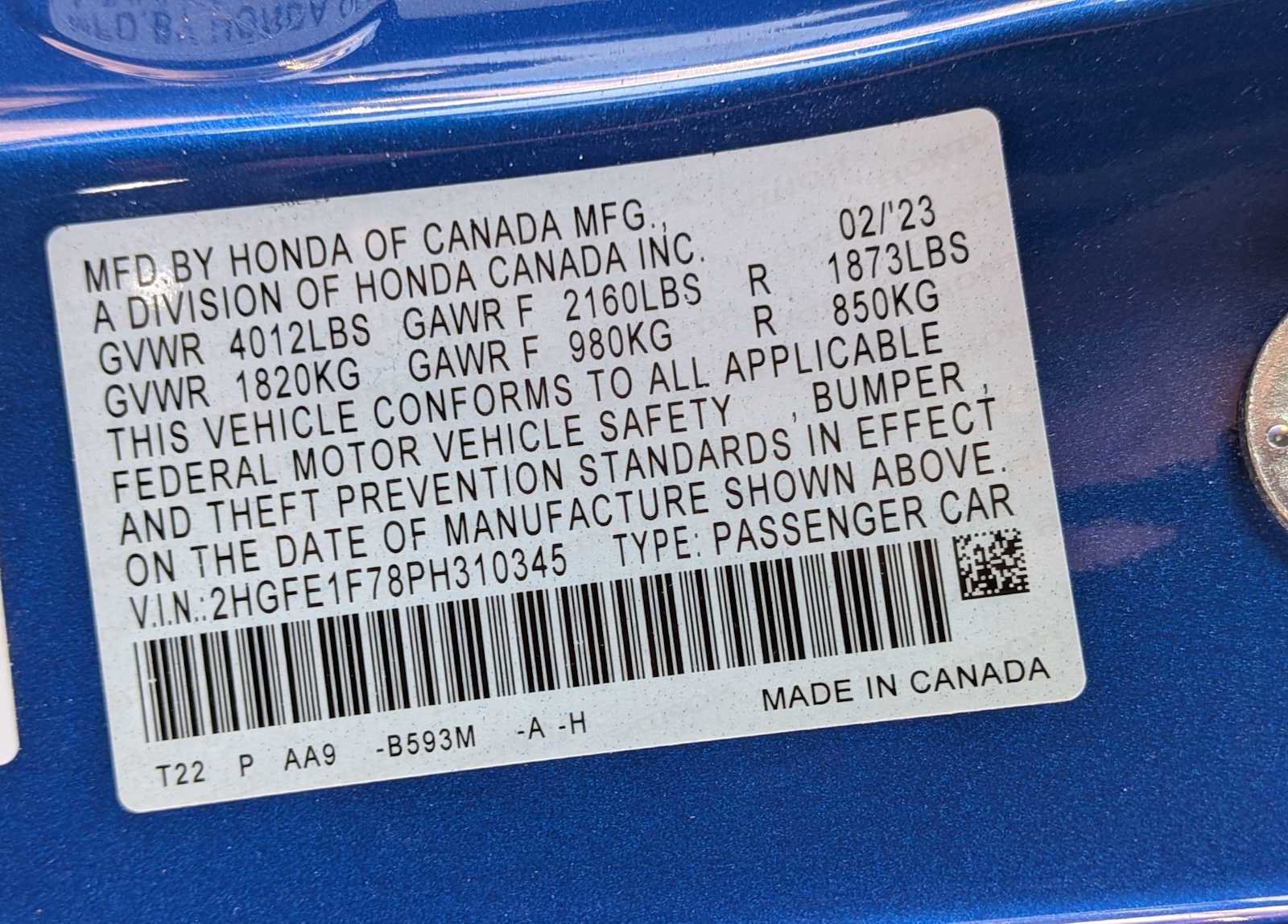 Used 2023 Honda Civic EX image 32