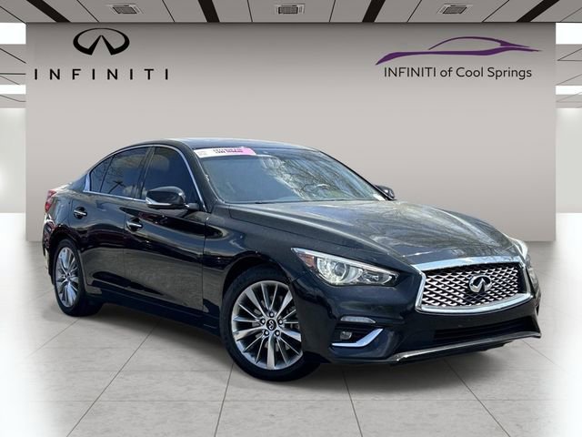 Used 2021 INFINITI Q50 Luxe w/ Seat & Sound Package