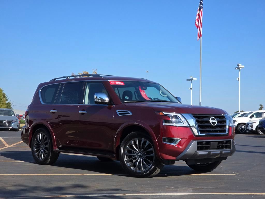 Certified 2024 Nissan Armada Platinum w/ Captain's Chairs Package
