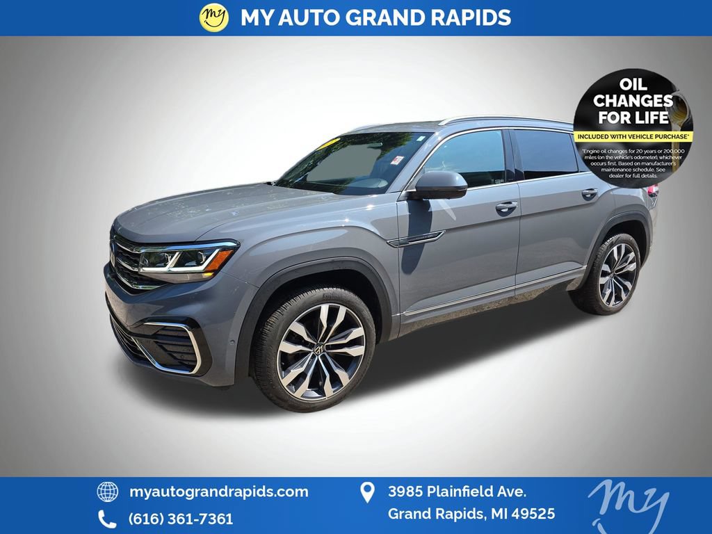 Used 2022 Volkswagen Atlas Cross Sport SEL Premium R-Line AWD/4WD image 3