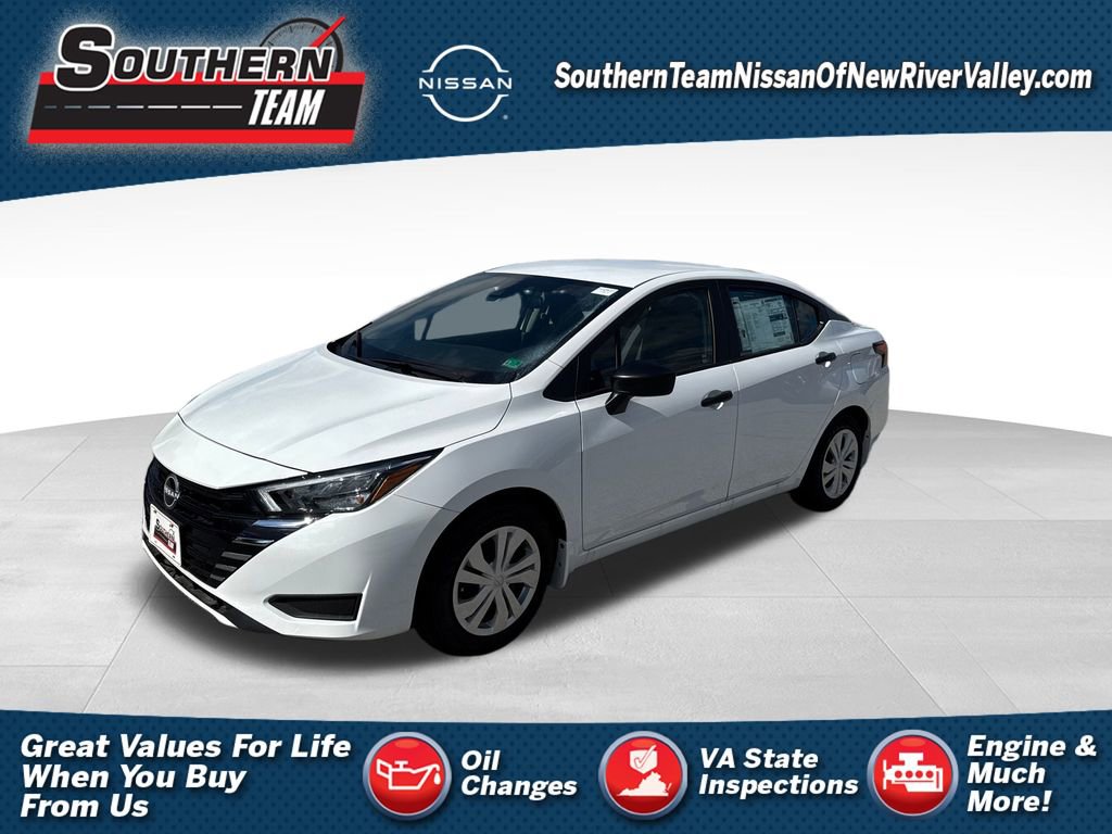 New 2025 Nissan Versa S w/ Trunk Package