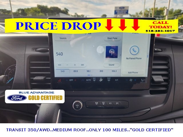Certified 2024 Ford Transit 350 148 Medium Roof AWD w/ Upfitter Package image 16