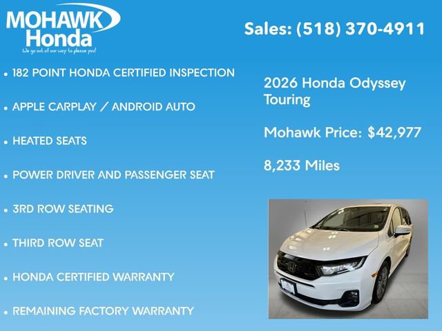 Certified 2026 Honda Odyssey Touring image 16
