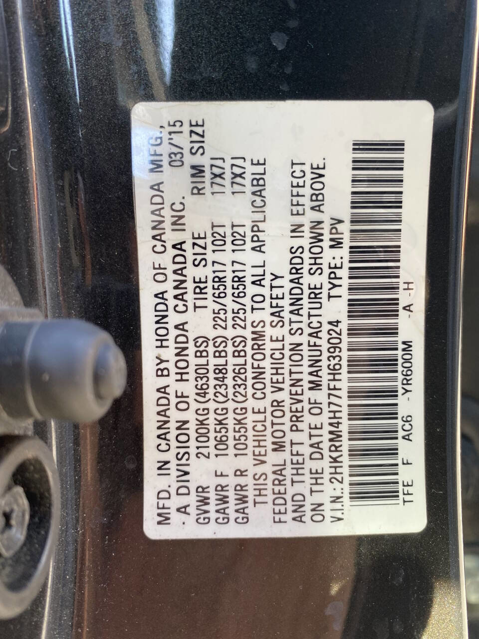 Used 2015 Honda CR-V EX-L image 35
