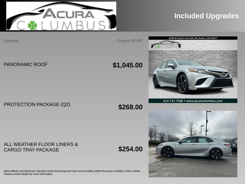 Used 2018 Toyota Camry XSE w/ Protection Package (Q2) image 6