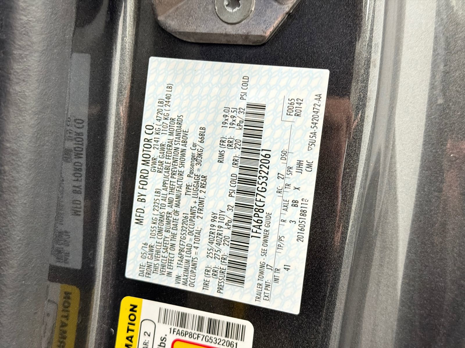 Used 2016 Ford Mustang GT Premium w/ GT Performance Package image 41