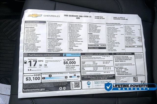 New 2025 Chevrolet Silverado 1500 LTZ w/ LTZ Premium Package image 15