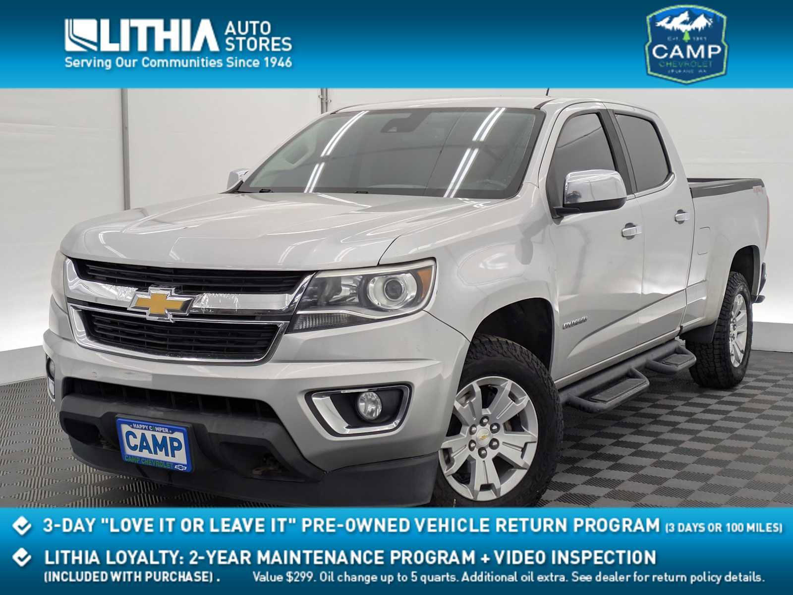 Used 2017 Chevrolet Colorado LT w/ Luxury Package, Chrome AWD/4WD image 1