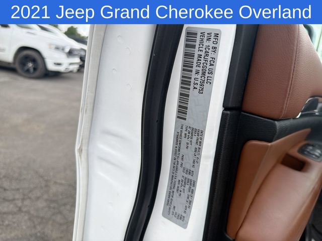 Used 2021 Jeep Grand Cherokee Overland AWD/4WD image 31
