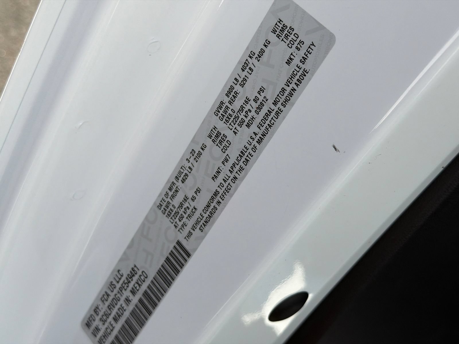 Used 2023 RAM ProMaster 2500 FWD image 19