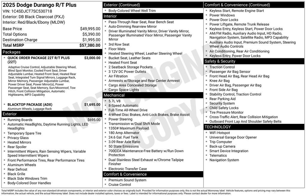 Used 2025 Dodge Durango R/T AWD/4WD image 6
