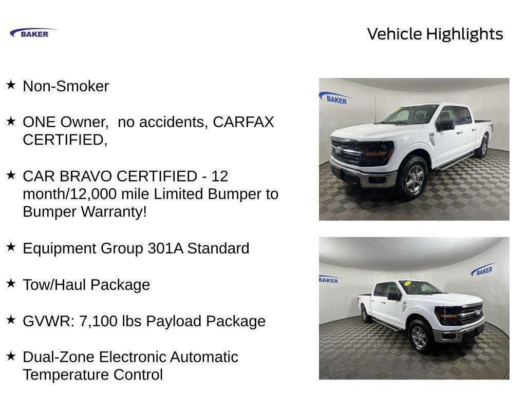 Used 2025 Ford F150 XLT w/ Equipment Group 301A Standard AWD/4WD image 4
