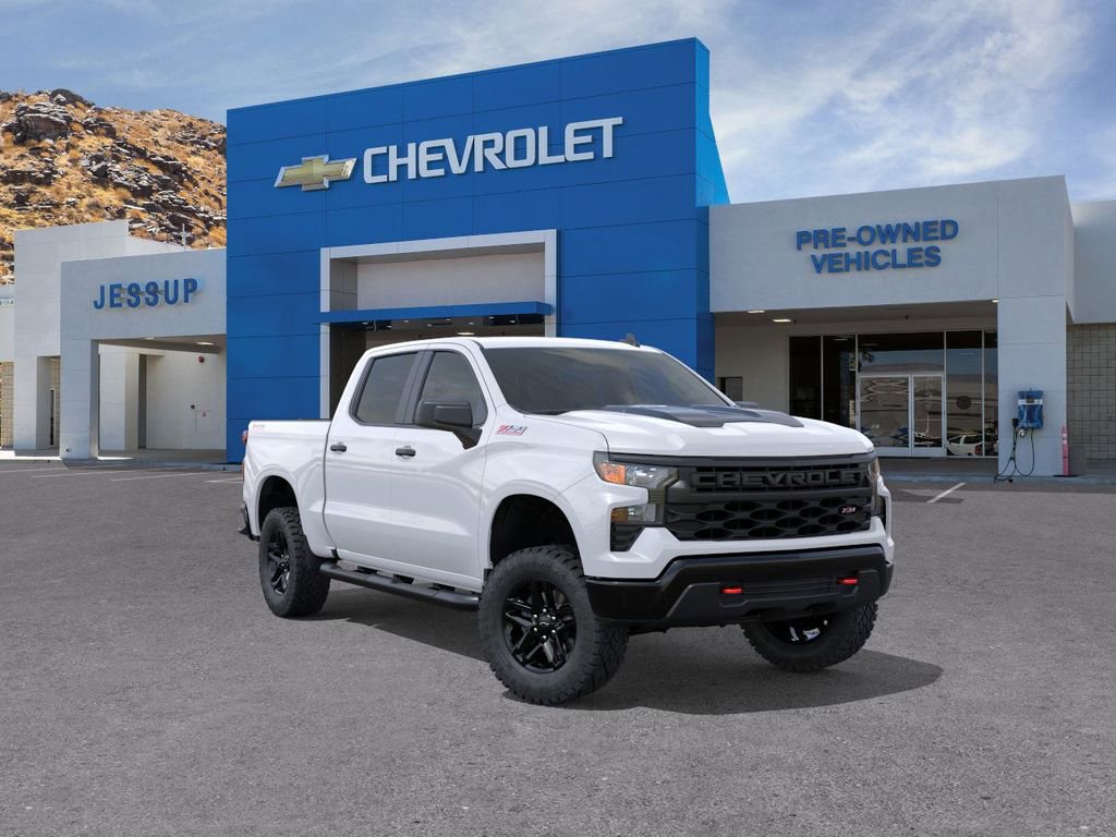 New 2026 Chevrolet Silverado 1500 Custom Trail Boss w/ LPO, Dark Essentials Package AWD/4WD image 1