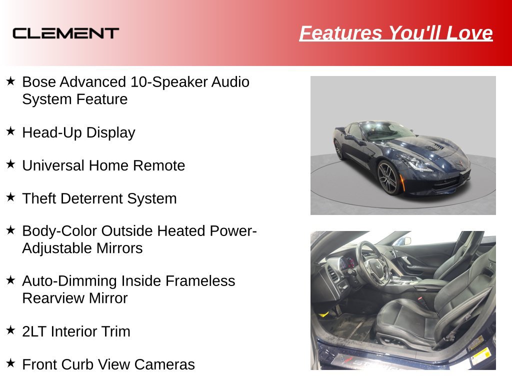 Used 2016 Chevrolet Corvette Stingray Coupe w/ 2LT Preferred Equipment Group RWD image 13