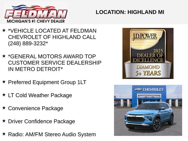 New 2026 Chevrolet TrailBlazer LT w/ Convenience Package AWD/4WD image 3