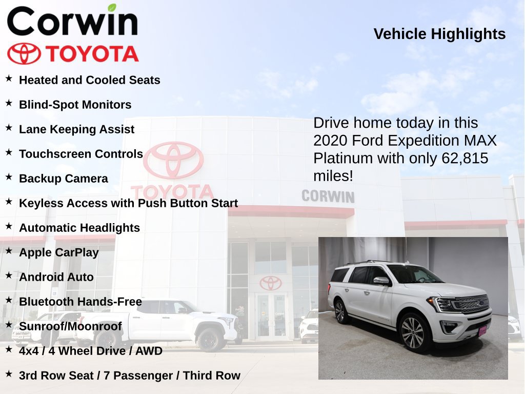 Used 2020 Ford Expedition Max Platinum AWD/4WD image 7