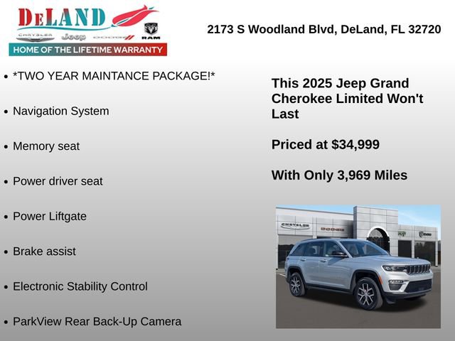 Used 2025 Jeep Grand Cherokee Limited image 7