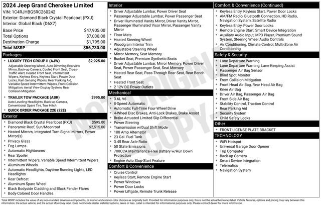 Used 2024 Jeep Grand Cherokee Limited w/ Luxury Tech Group II image 36