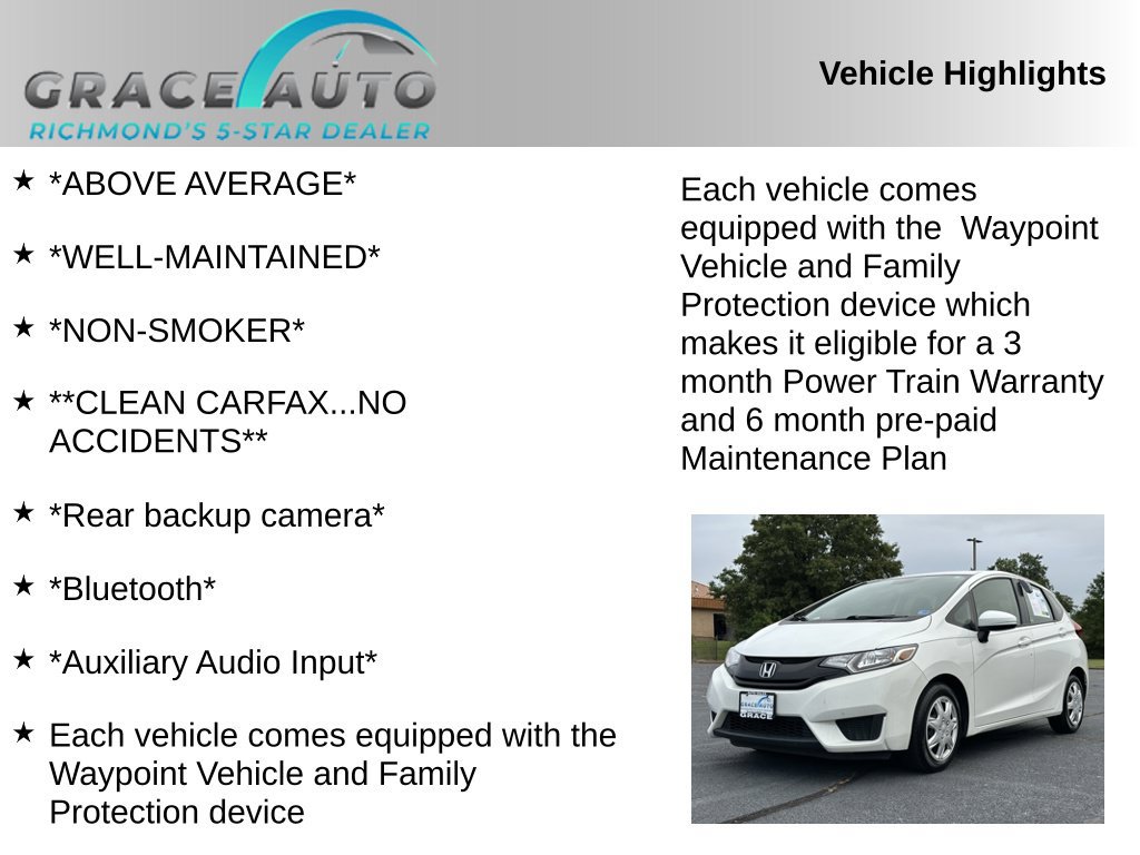 Used 2017 Honda Fit LX image 2