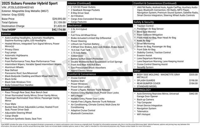 Used 2025 Subaru Forester Sport image 9