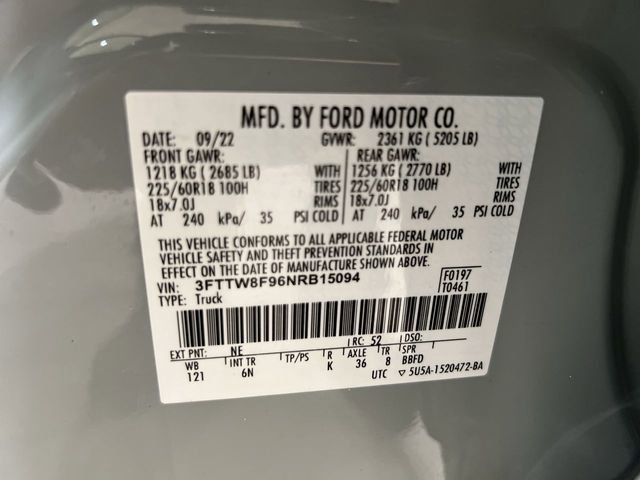 Certified 2022 Ford Maverick Lariat w/ Equipment Group 500A Standard AWD/4WD image 29