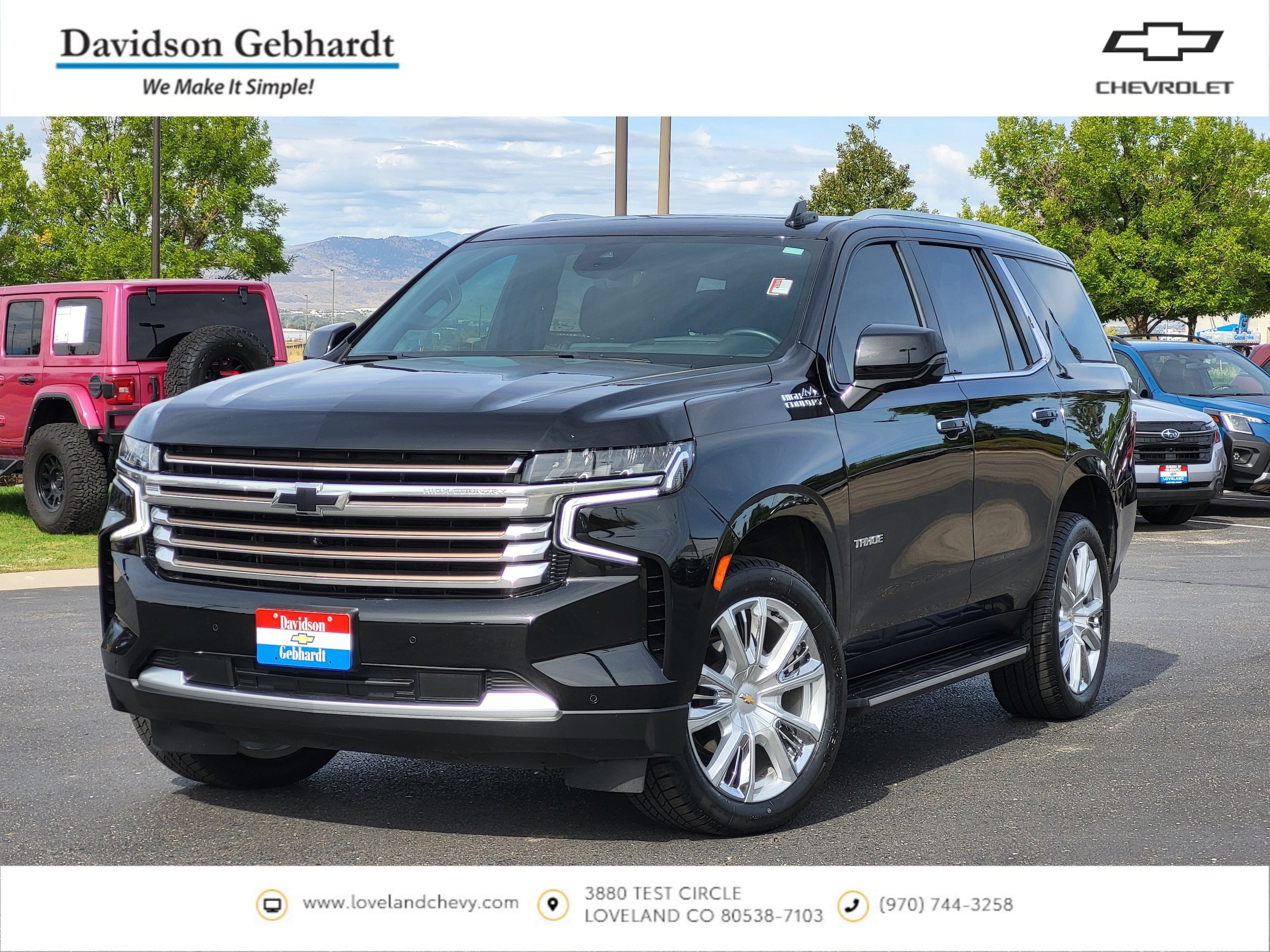 Used 2023 Chevrolet Tahoe High Country