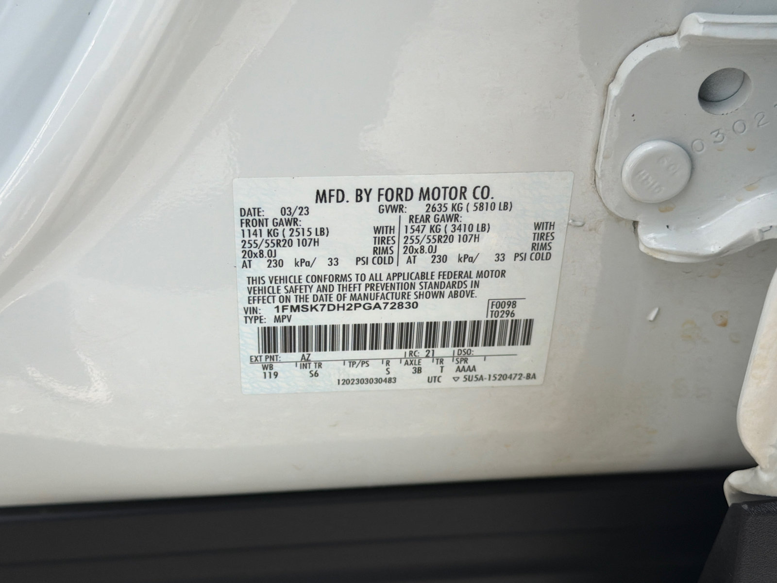 Used 2023 Ford Explorer XLT w/ Equipment Group 202A RWD image 35