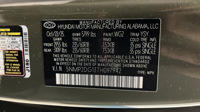 Used 2026 Hyundai Santa Fe SEL AWD/4WD image 28