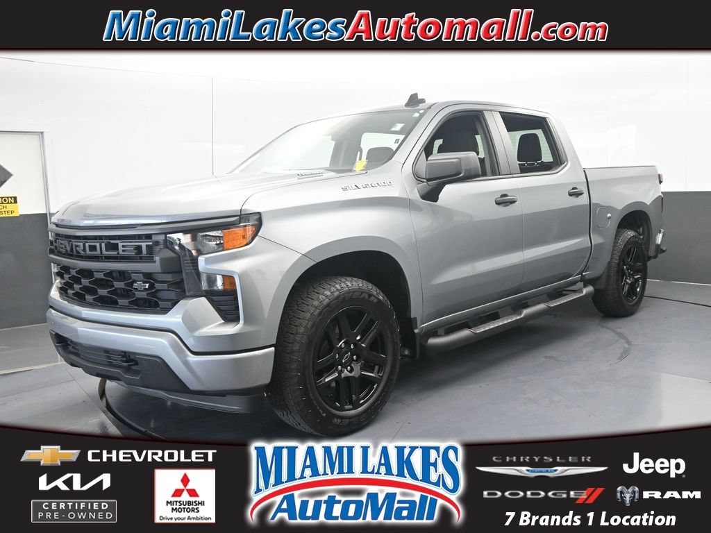 Used 2025 Chevrolet Silverado 1500 Custom w/ Turbomax Blackout Package
