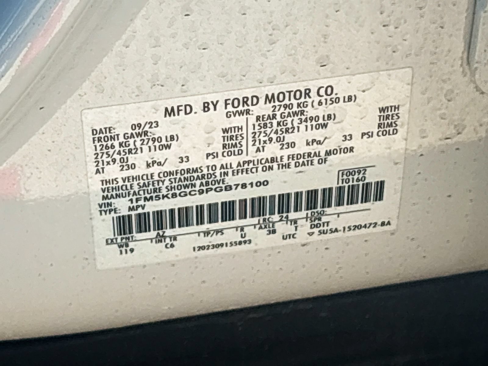 Used 2023 Ford Explorer ST w/ Equipment Group 401A AWD/4WD image 32