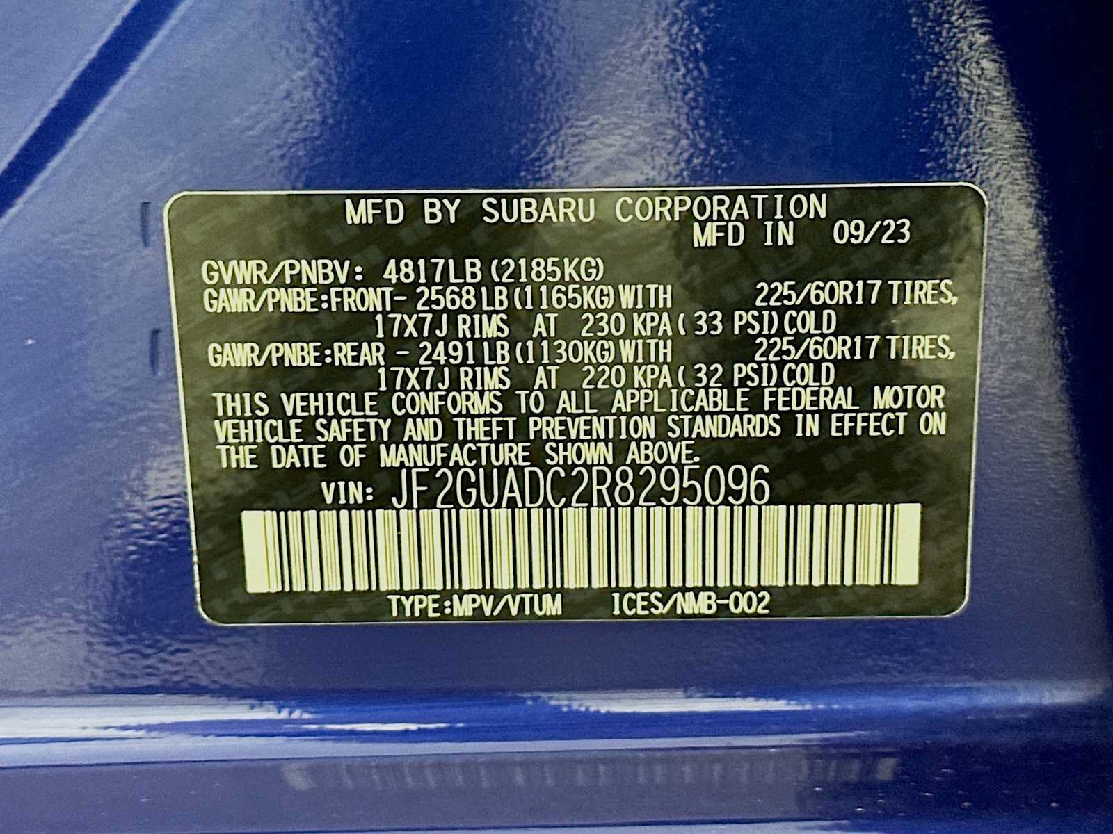 Certified 2024 Subaru Crosstrek 2.0i Premium AWD/4WD image 28