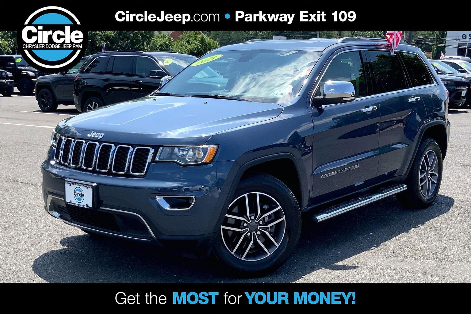 Certified 2021 Jeep Grand Cherokee Limited AWD/4WD image 1