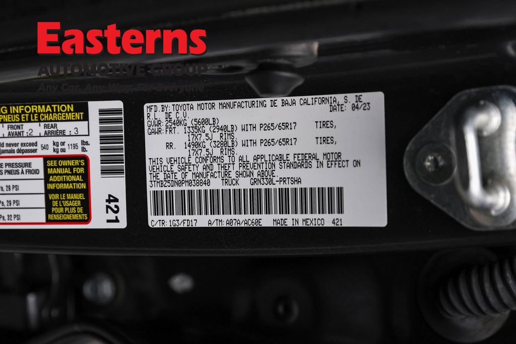 Used 2023 Toyota Tacoma TRD Sport w/ Advanced Technology Package RWD image 35
