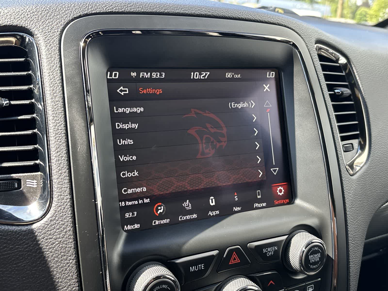 Certified 2018 Dodge Durango SRT w/ Technology Group AWD/4WD image 23