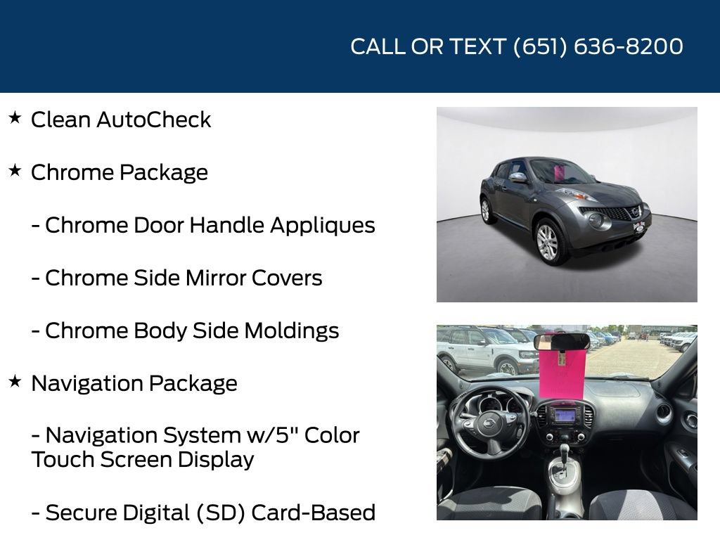 Used 2013 Nissan Juke SV w/ Chrome Pkg FWD image 5