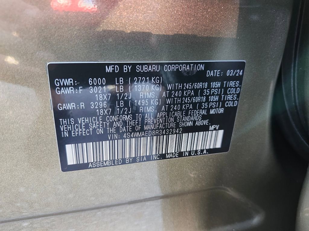 Used 2024 Subaru Ascent Premium w/ Convenience Package image 21