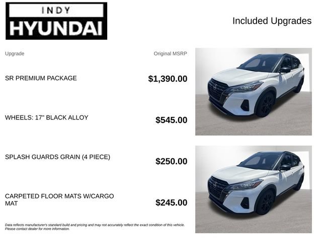 Used 2024 Nissan Kicks SR w/ SR Premium Package FWD image 4
