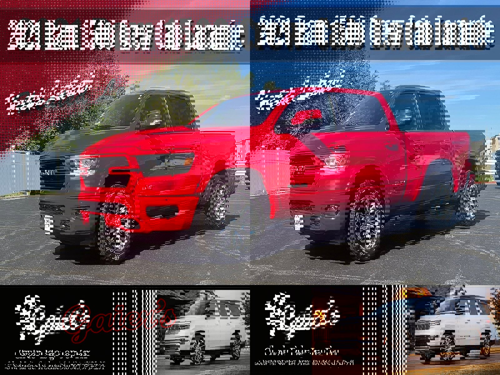 Used 2021 RAM 1500 Laramie w/ Sport Appearance Package image 1