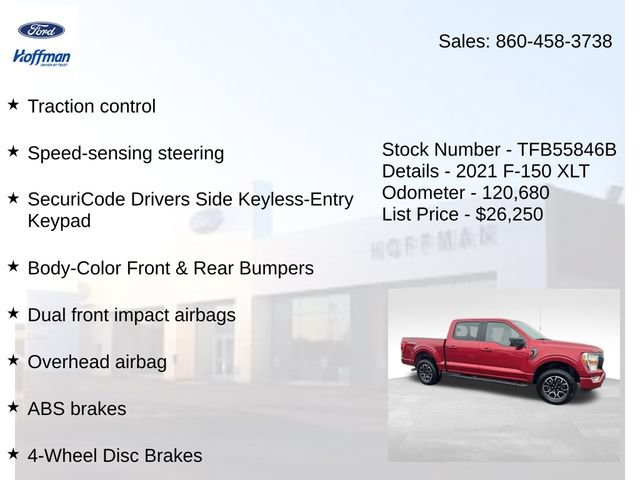Used 2021 Ford F150 XLT w/ Equipment Group 301A Mid AWD/4WD image 25