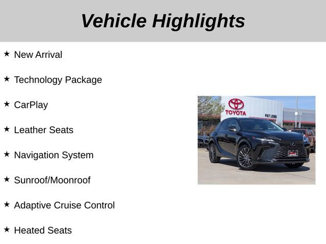 Used 2024 Lexus RX 350 350h Luxury w/ Convenience Package image 5