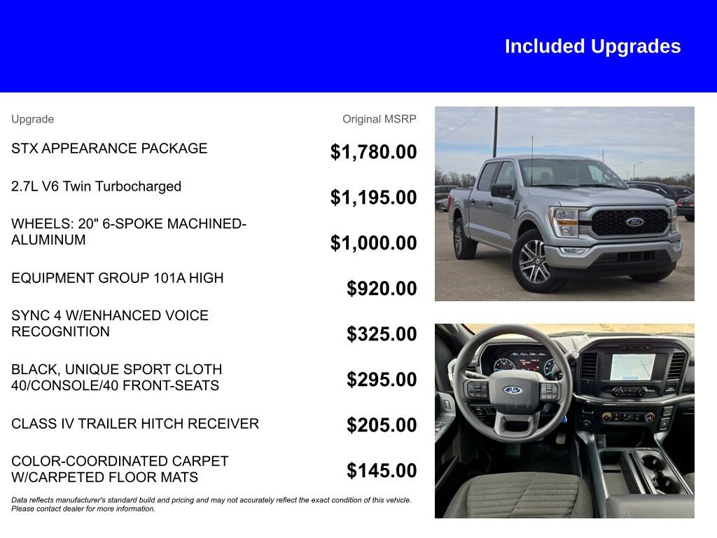 Used 2021 Ford F150 XL w/ STX Appearance Package image 5