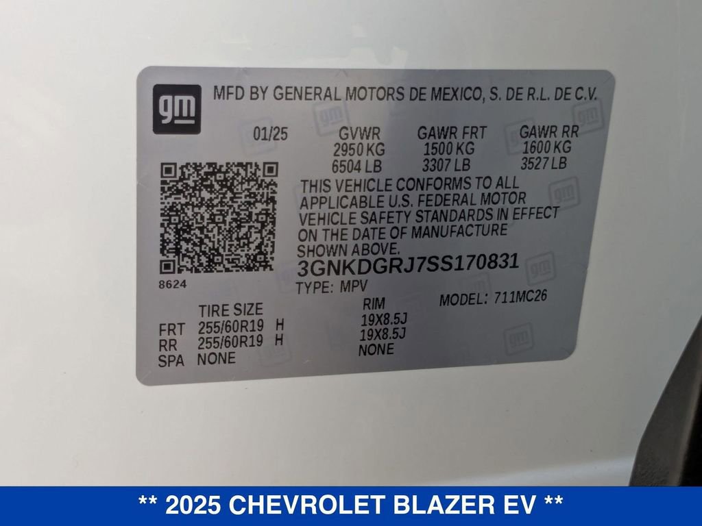 New 2025 Chevrolet Blazer EV LT image 33
