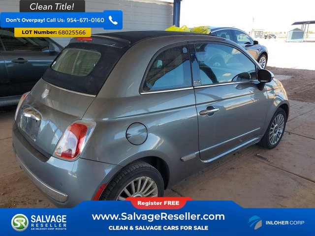 Used 2012 FIAT 500 Lounge w/ Luxury Leather Pkg FWD image 4