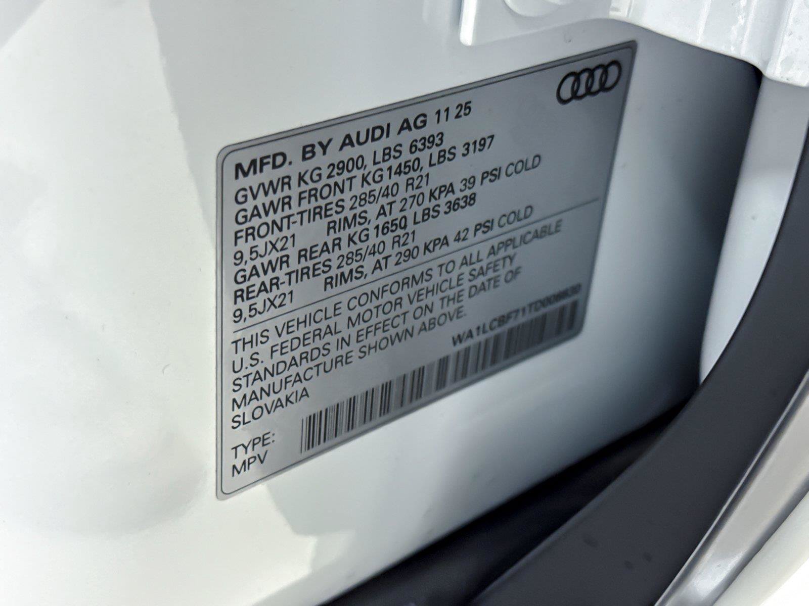 Certified 2026 Audi Q7 2.0T Premium Plus w/ Premium Plus Package AWD/4WD image 29