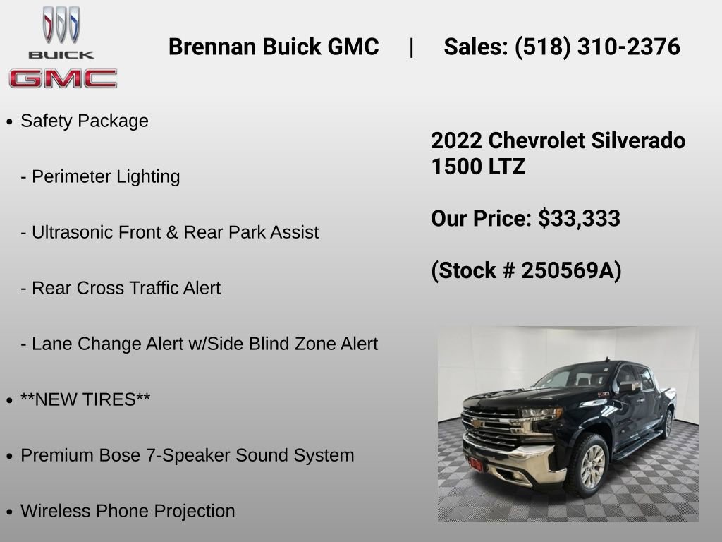 Used 2022 Chevrolet Silverado 1500 LTZ AWD/4WD image 12