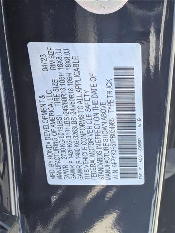 Used 2023 Honda Ridgeline RTL image 25